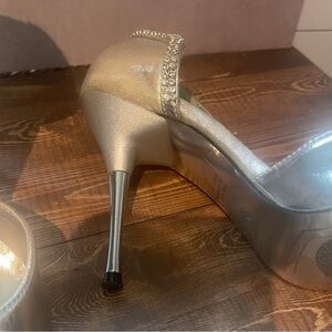 Silver heels